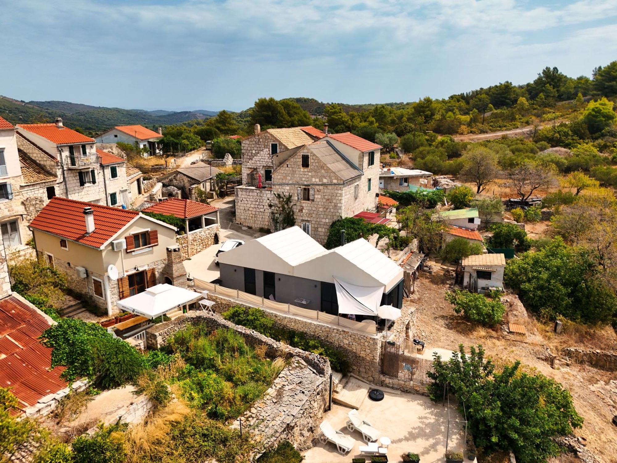 Rural House Pikola With Sea View On Vis Island Villa Komiža Exterior foto